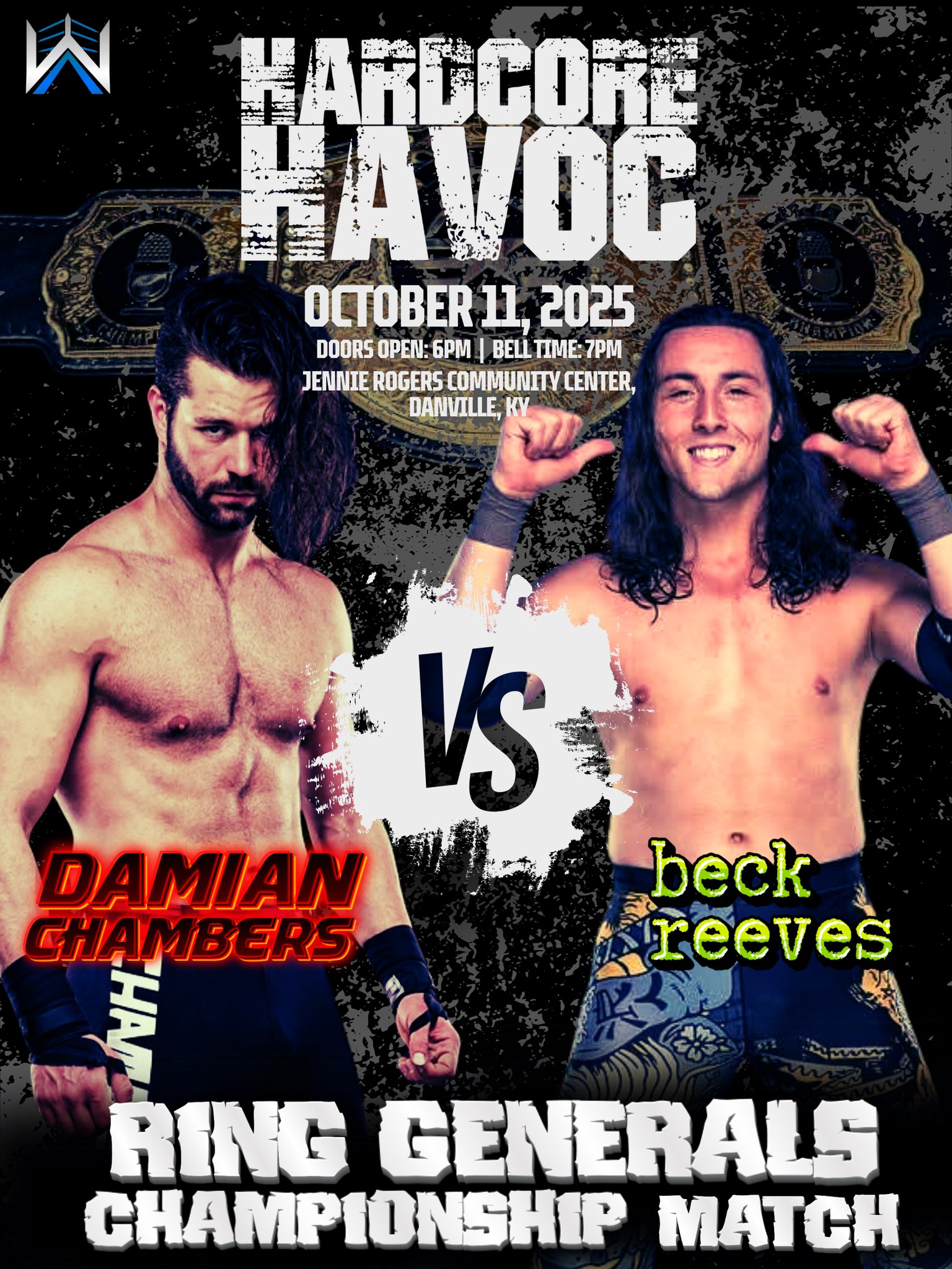 Ring Generals Heavyweight Title Match poster